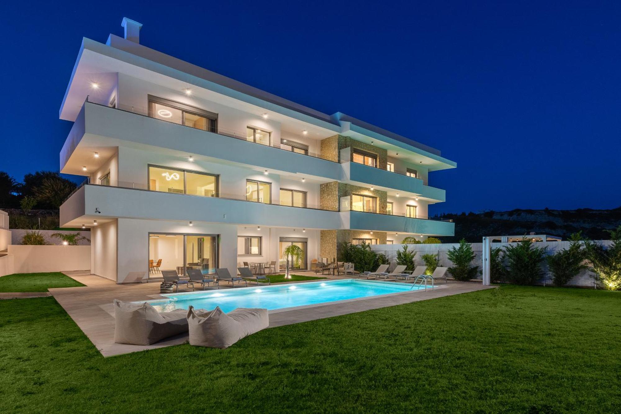 Pantheon Luxury Villas Rhodes Island Afantou Eksteriør billede