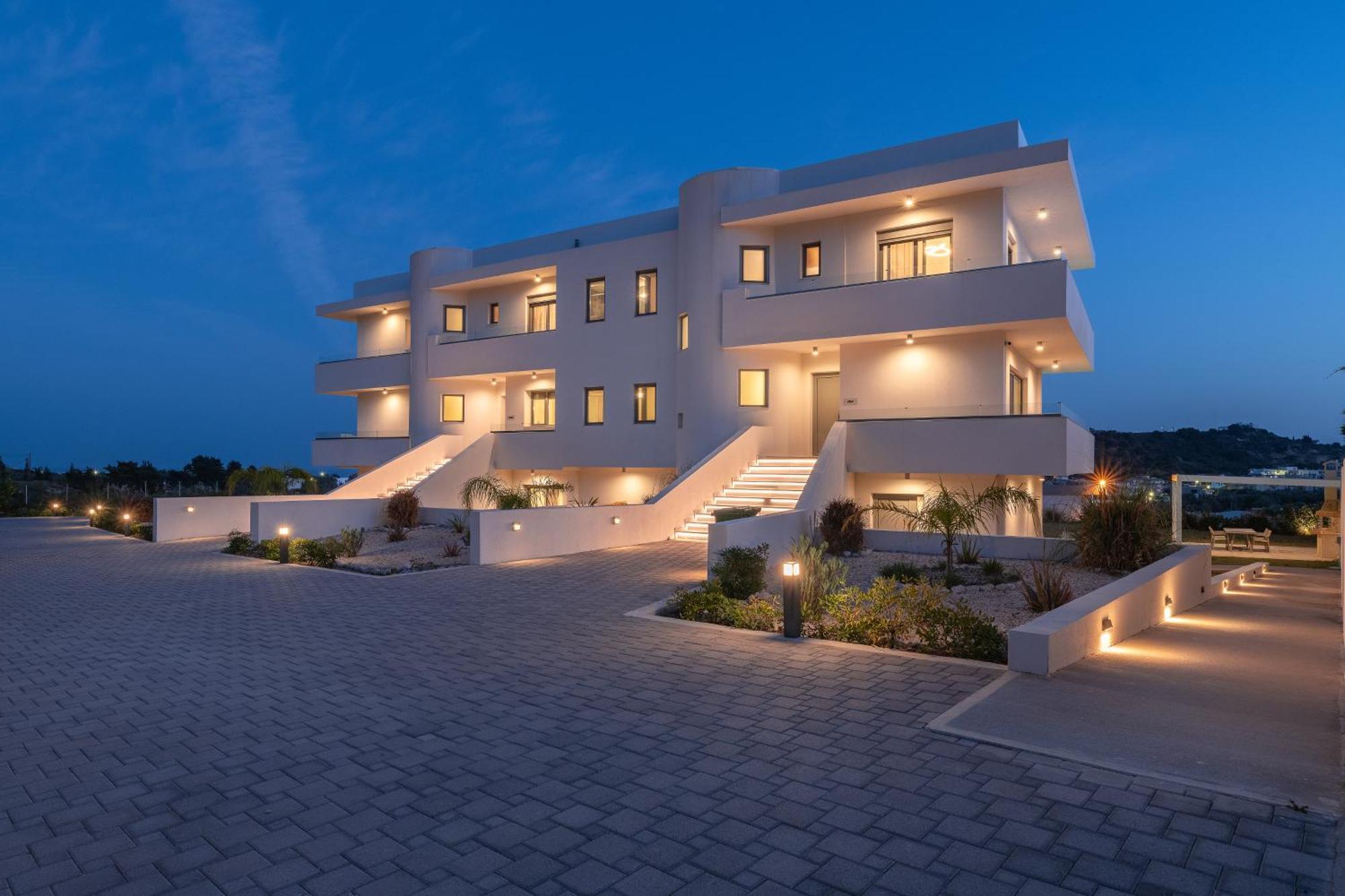 Pantheon Luxury Villas Rhodes Island Afantou Eksteriør billede