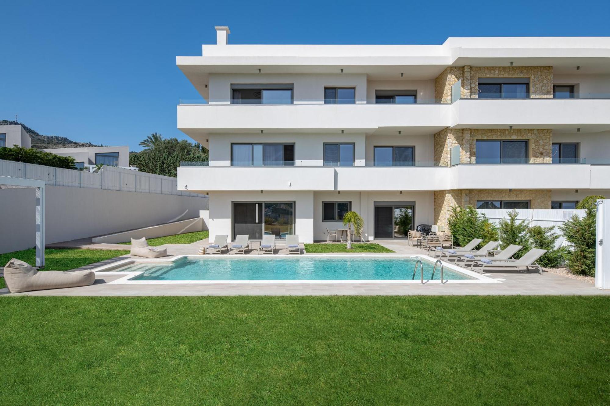 Pantheon Luxury Villas Rhodes Island Afantou Eksteriør billede