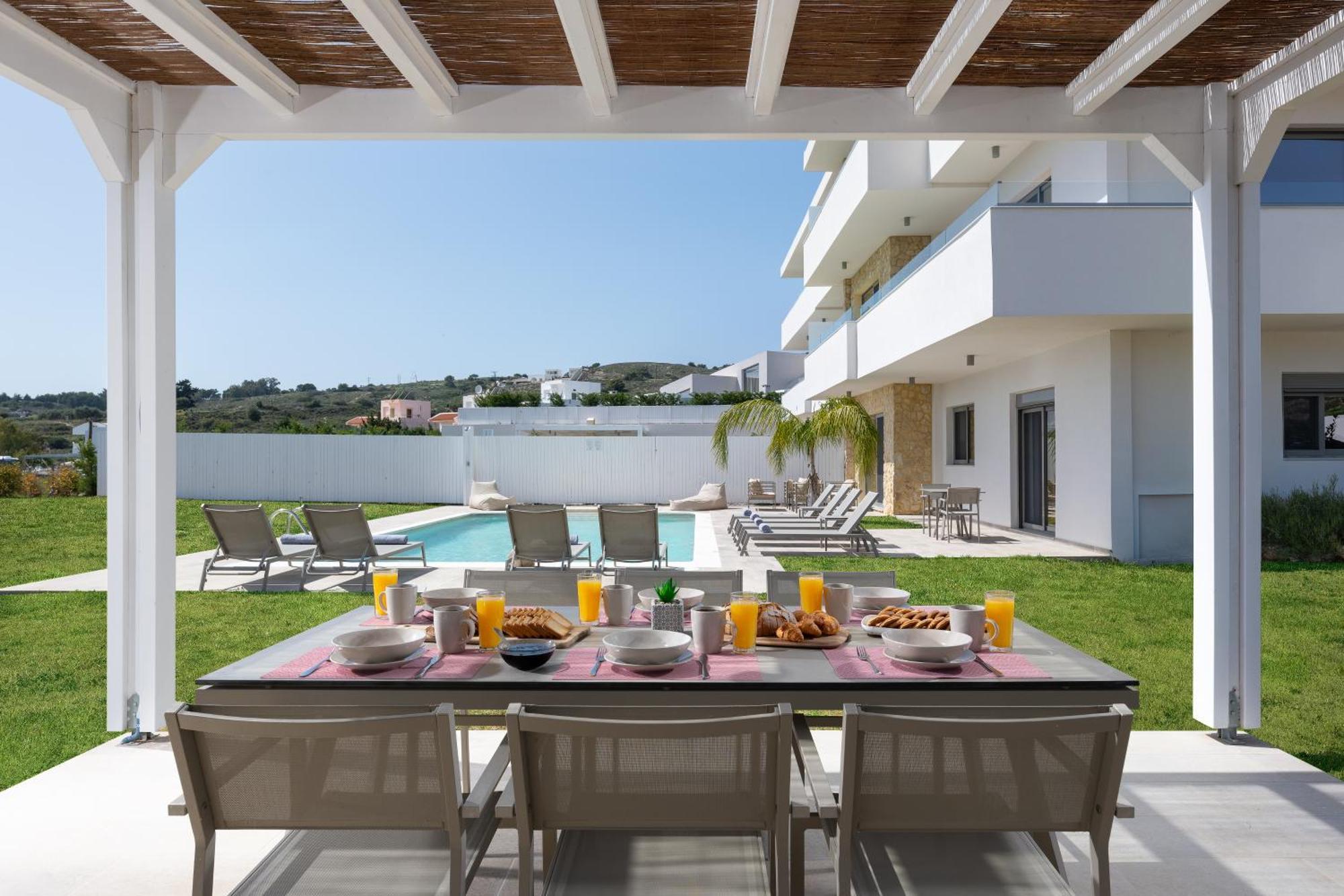 Pantheon Luxury Villas Rhodes Island Afantou Eksteriør billede